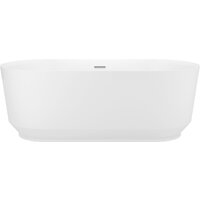 Wellsee Air Gap R 166x77 23860101R (отдельностоящая ванна белый глянец, экран, ножки, сифон-автомат хром) Image #1