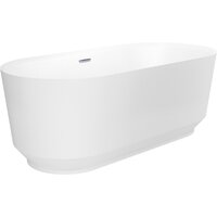 Wellsee Air Gap R 166x77 23860101R (отдельностоящая ванна белый глянец, экран, ножки, сифон-автомат хром) Image #2