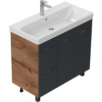  Onika Тумба с умывальником Айленд 90 109032 + Santek Адриана 90 1WH501629 - Превью изображения №9 — Интернет-Магазин TECNO.BY