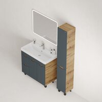  Onika Тумба с умывальником Айленд 90 109032 + Santek Адриана 90 1WH501629 - Превью изображения №5 — Интернет-Магазин TECNO.BY