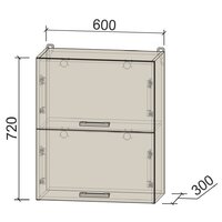 Интерлиния Компо ВШ60-720-2дг (бетон) Image #2