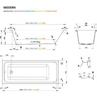 Ванна Roxen Modern 240140-1870 - Превью изображения №17 — Интернет-Магазин TECNO.BY