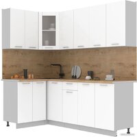 Интерлиния Мила 12x22 (белый платинум/белый платинум глянец/дуб бунратти) Image #2