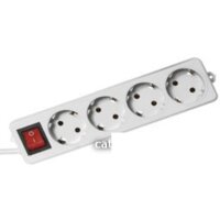 Гарнизон 4 розетки, белый, 2 м (ELB-G4-W-2)