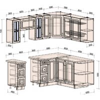 Интерлиния Мила Шато 1.7x2.1 правая (белый/мята/бискайская сосна) Image #6