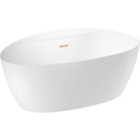 Wellsee L’aster 175x85 236301004 (отдельностоящая ванна белый глянец, экран, ножки, сифон-автомат золото) Image #2