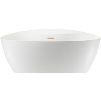 Wellsee L’aster 175x85 236301004 (отдельностоящая ванна белый глянец, экран, ножки, сифон-автомат золото)