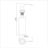 БелЭворс Forma R + смеситель W74004-2 + дозатор L405F (черный) Image #8