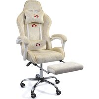 Игровое (геймерское) кресло Calviano Amarone (beige plush) - Превью изображения №2 — Интернет-Магазин TECNO.BY