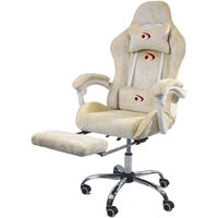 Игровое (геймерское) кресло Calviano Amarone (beige plush) - Превью изображения №3 — Интернет-Магазин TECNO.BY