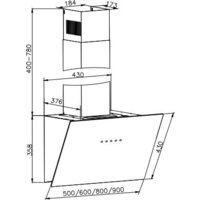 Кухонная вытяжка ZorG Nero 1260 60 S (черный) - Превью изображения №8 — Интернет-Магазин TECNO.BY
