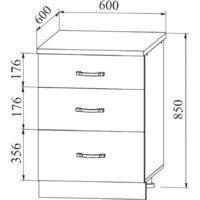 ДСВ Тренто СЯБ 600 тандембокс (серый/серый) Image #2