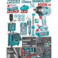 Total THPTCS83692 (с 2-мя АКБ, кейс, набор инструментов)