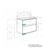Акватон Тумба под умывальник Либерти 100 1A279601LYC70 Image #28