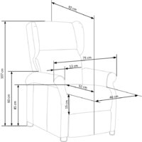 Halmar Agustin 2 раскладное (черный) Image #2