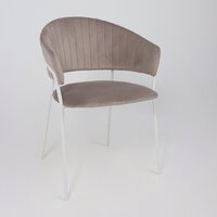 Алвест AV 433 (светло-коричневый бархат H-61/белый) Image #15