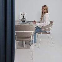 Алвест AV 433 (светло-коричневый бархат H-61/белый) Image #2