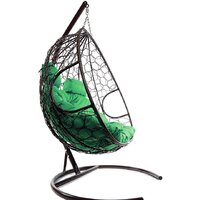 M-Group Для двоих 11450204 (коричневый ротанг/зеленая подушка) Image #2