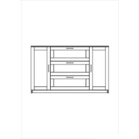 Mio Tesoro Сириус 2 двери и 3 ящика 156x95 2.02.03.290.3 (дуб сонома) Image #4