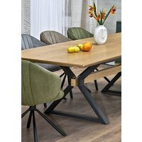 Halmar Henry раскладной 180-300/100/75 (натуральный/черный) Image #3