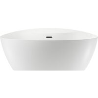 Wellsee L’aster 175x85 236301003 (отдельностоящая ванна белый глянец, экран, ножки, сифон-автомат матовый черный)