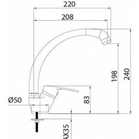 Смеситель Milardo Meal M05SB0JM05 - Превью изображения №2 — Интернет-Магазин TECNO.BY