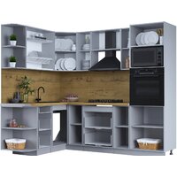 Интерлиния Тренд 1.68x2.4 ВТ левая (океан/океан/дуб бунратти) Image #2