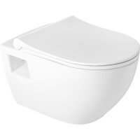 Унитаз подвесной Quarter Bath Deep Old Type 52см 70DE02001 (белый, без отверстия для биде) - Превью изображения №2 — Интернет-Магазин TECNO.BY