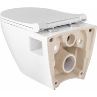 Унитаз подвесной Quarter Bath Deep Old Type 52см 70DE02001 (белый, без отверстия для биде) - Превью изображения №6 — Интернет-Магазин TECNO.BY