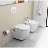 Унитаз подвесной Quarter Bath Deep Old Type 52см 70DE02001 (белый, без отверстия для биде) - Превью изображения №8 — Интернет-Магазин TECNO.BY