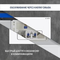 Lauter Longer 2110822 с кнопкой 219702F (квадратная, белый) Image #13