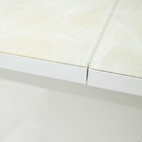 Аврора Корсика фотопечать 120-151.5x80 (мрамор бежевый) 6/белый матовый) Image #14