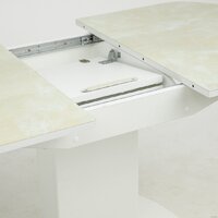 Аврора Корсика фотопечать 120-151.5x80 (мрамор бежевый) 6/белый матовый) Image #9