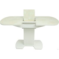 Аврора Корсика фотопечать 120-151.5x80 (мрамор бежевый) 6/белый матовый) Image #7