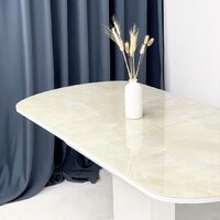 Аврора Корсика фотопечать 120-151.5x80 (мрамор бежевый) 6/белый матовый) Image #15