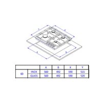 Варочная панель Weissgauff HGG 641 BEB - Превью изображения №2 — Интернет-Магазин TECNO.BY