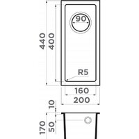 Omoikiri Bosen 20-U GR 4993537 (leningrad grey) Image #2