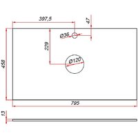 ЗОВ Тумба под умывальник Дион 80 D80LHO0M7015МKV5-KP13W (графит матовый/дуб) Image #6