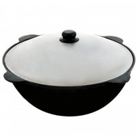 Davr Metall с крышкой плоское дно (16 л) Image #4