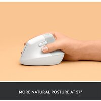 Вертикальная мышь Logitech Lift (белый) - Превью изображения №3 — Интернет-Магазин TECNO.BY