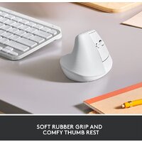 Вертикальная мышь Logitech Lift (белый) - Превью изображения №2 — Интернет-Магазин TECNO.BY