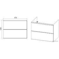 Viant Тумба под умывальник София Como 70 VSOF70CO-T2YP Image #4