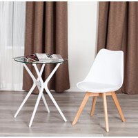 TetChair Tulip дерево/пластик/экокожа (белый) Image #8