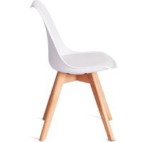 TetChair Tulip дерево/пластик/экокожа (белый) Image #2
