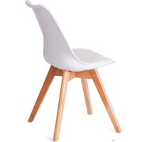 TetChair Tulip дерево/пластик/экокожа (белый) Image #3