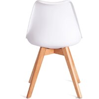 TetChair Tulip дерево/пластик/экокожа (белый) Image #4