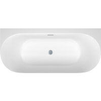 Wellsee Collaro 180x80 28910201R (пристенная ванна белый глянец, экран, ножки, сифон-автомат хром) Image #4