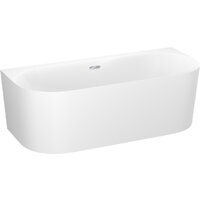 Wellsee Collaro 180x80 28910201R (пристенная ванна белый глянец, экран, ножки, сифон-автомат хром) Image #2