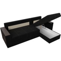 Лига диванов Дубай лайт правый 114170 (микровельвет черный) Image #8