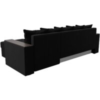 Лига диванов Дубай лайт правый 114170 (микровельвет черный) Image #5